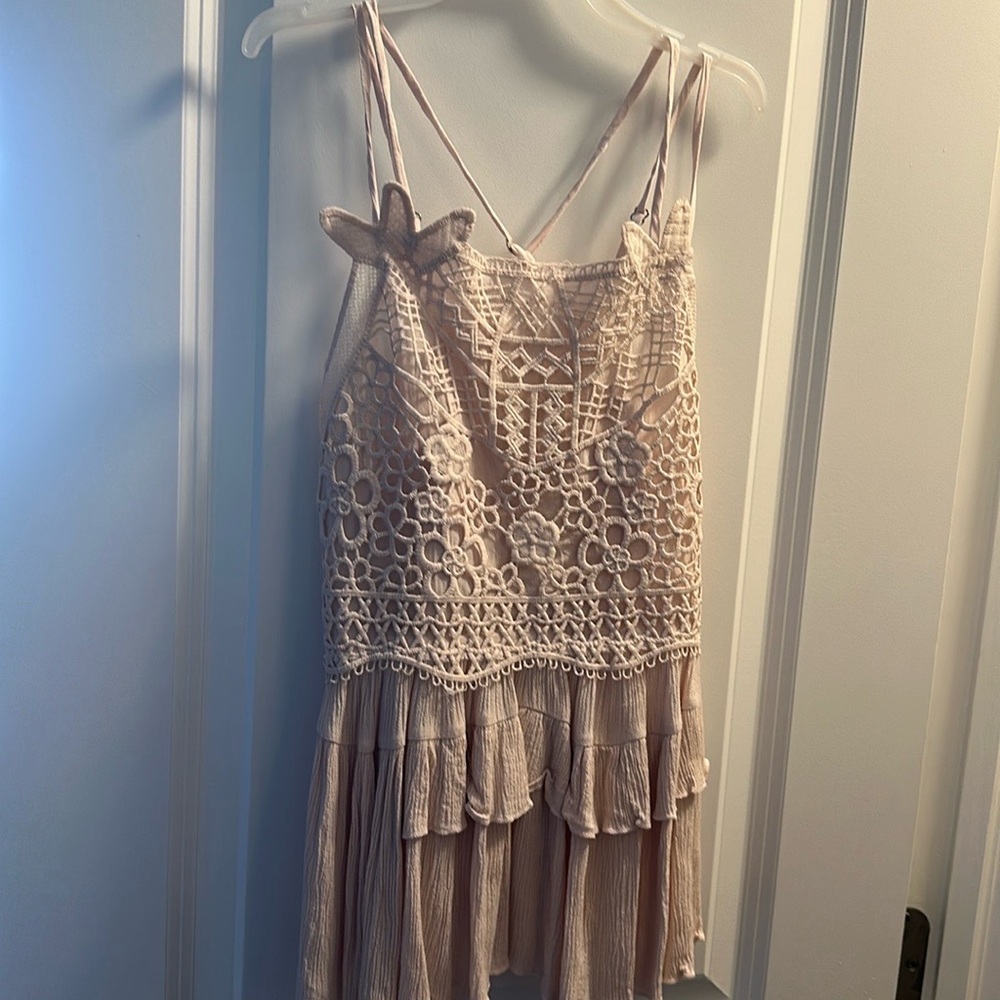Chelsea & Violet Girls’ Lace and Pleated Top - Size L
